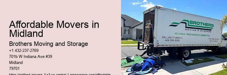 Affordable Movers in Midland