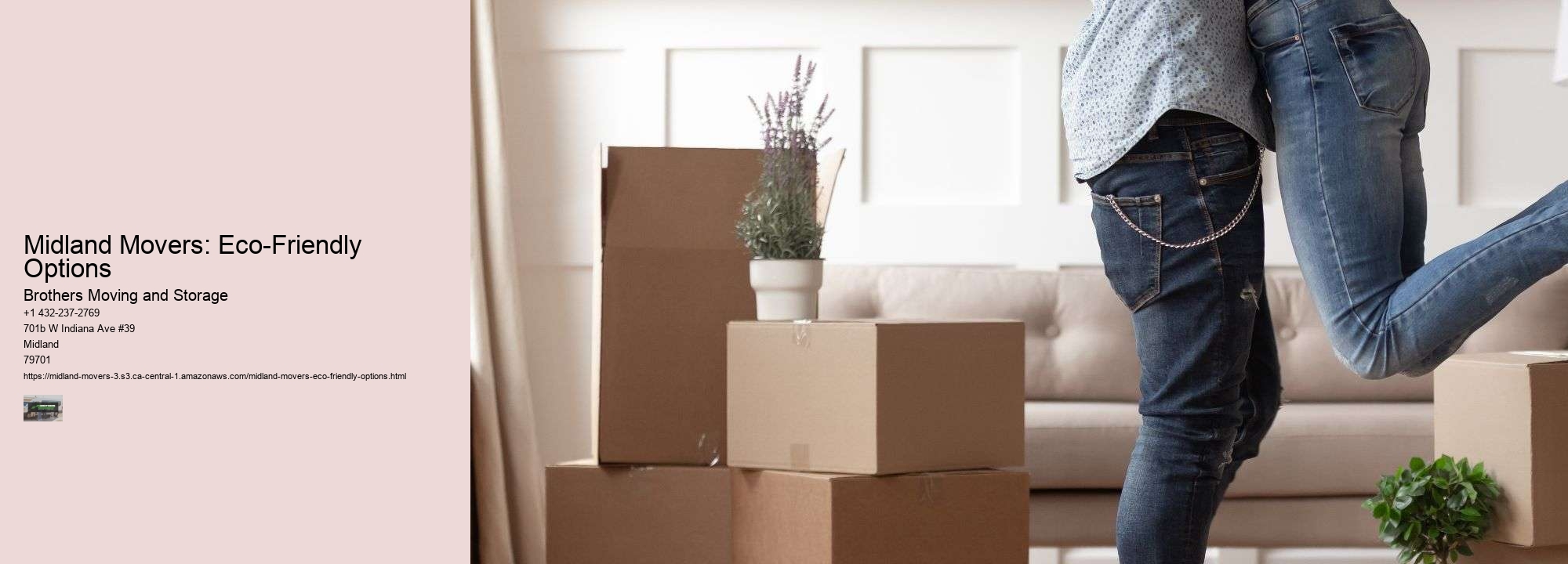 Midland Movers: Eco-Friendly Options
