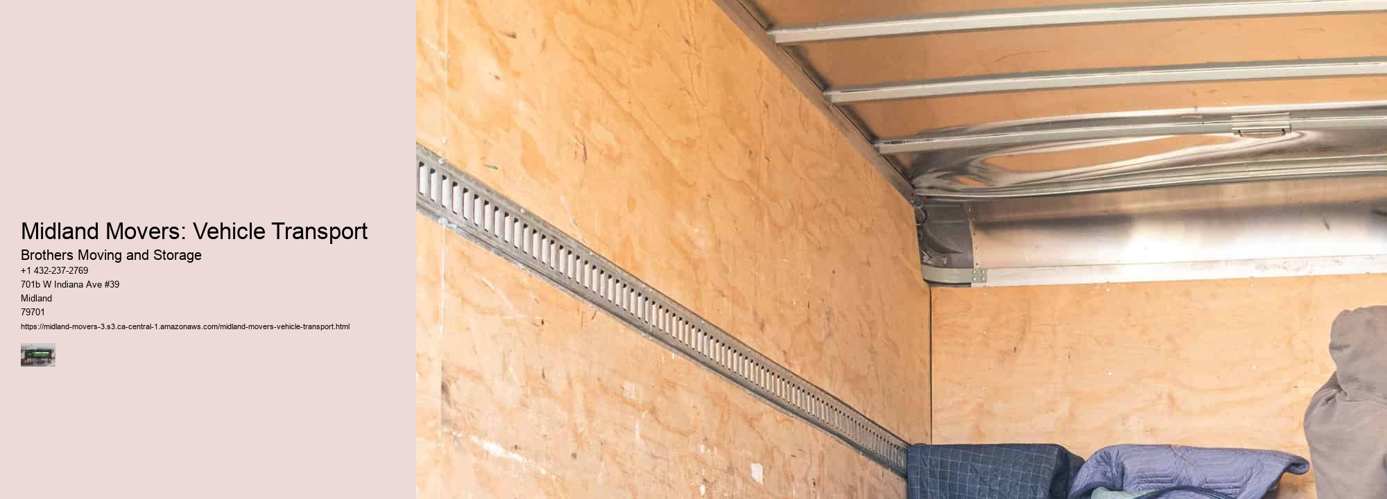 Midland Movers: Vehicle Transport